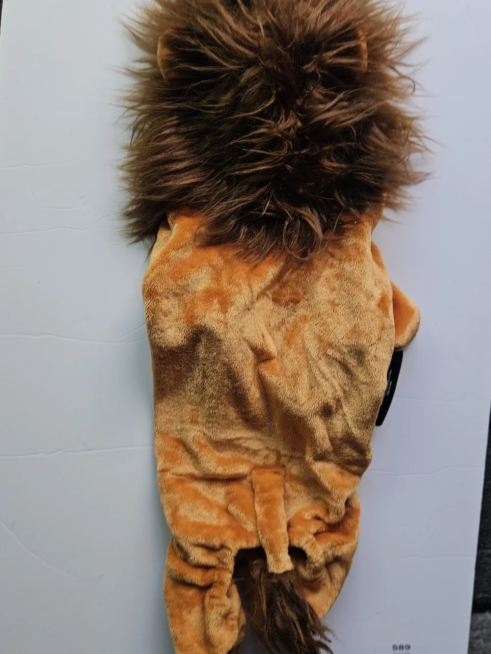 Pet Apparel Lion Dog Costume, a plush fleece